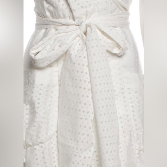 BROCK COLLECTION COTTON POPLIN EYELET WRAP MAXI DRESS - NWT - Picture 6 of 16